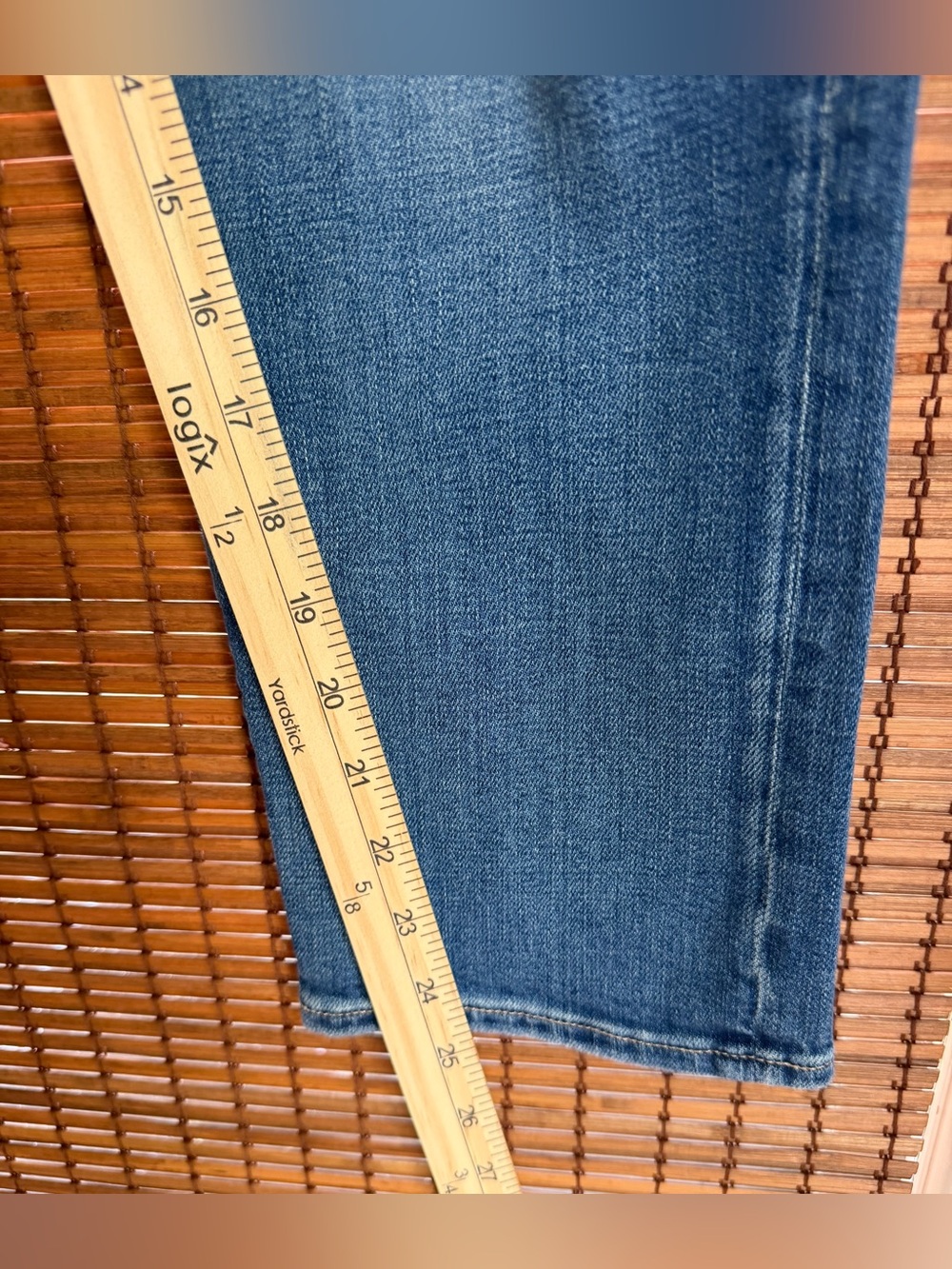NWT Edwin Elin Crop Straight Distressed Jeans Size 29 $178 - Picture 7 of 12